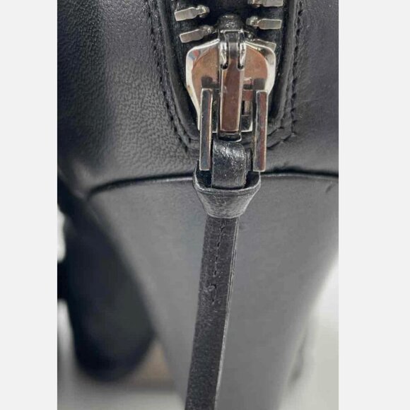 Givenchy Women Jersey Wrap Stiletto Sandals US 8 EU 38 Black Leather Back Zip - Picture 10 of 14